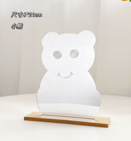 [Có sẵn] Gương Đế Gỗ 2 Mặt Nhiều Hình Xinh Xắn Decor Phòng Ngủ, Nhà Cửa