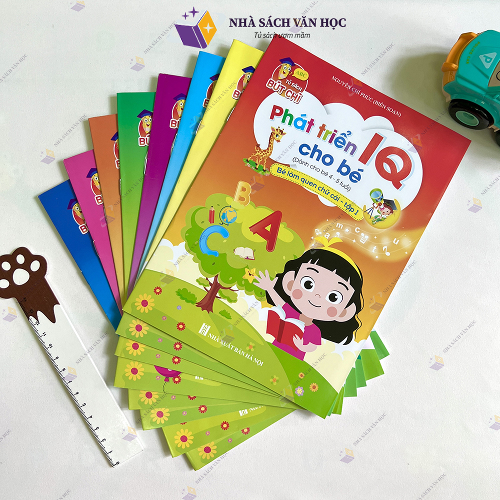 Sách - Phát Triển IQ Cho Bé - Dành Cho Bé 4-5 Tuổi (Túi 8 Cuốn)