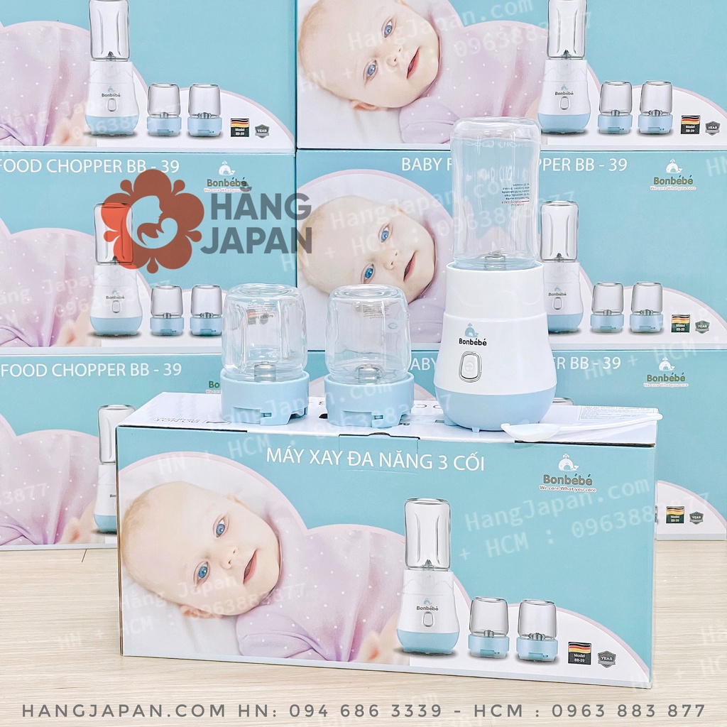 Máy xay đa năng 3 cối Bonbebe BB-39