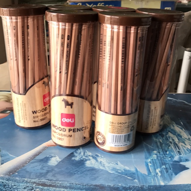 Bút chì gỗ s907 2b deli 50c/hộp