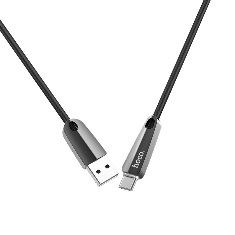 Cáp iPhone / TypeC tự ngắt dây dù HOCO U35 dài 1M2 / 2M