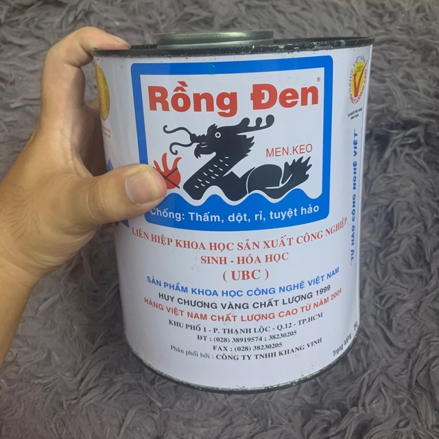 [HCM]Sơn chống thấm rồng đen (2kg) chất lượng đảm bảo an toàn đến sức khỏe người sử dụng cam kết hàng đúng mô tả