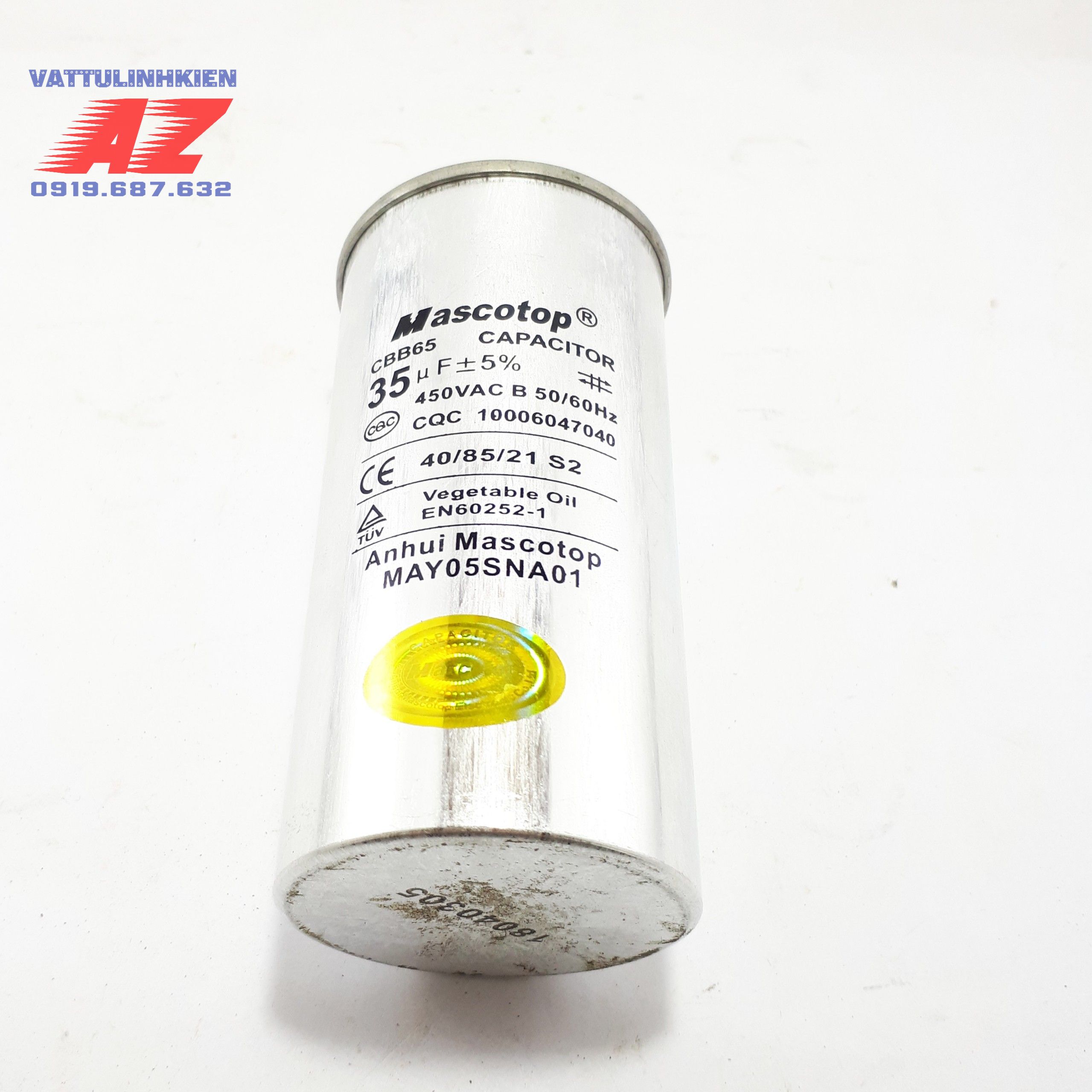 Tụ điều hòa CBB65 40mF+5%