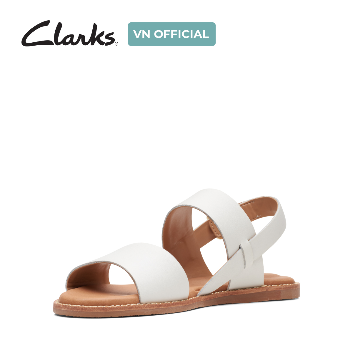 Giày Sandal Da Nữ Clarks - Karsea Strap