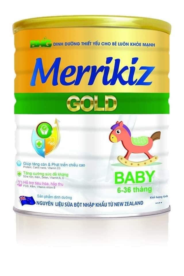 Sữa bột Merrikiz Gold Baby