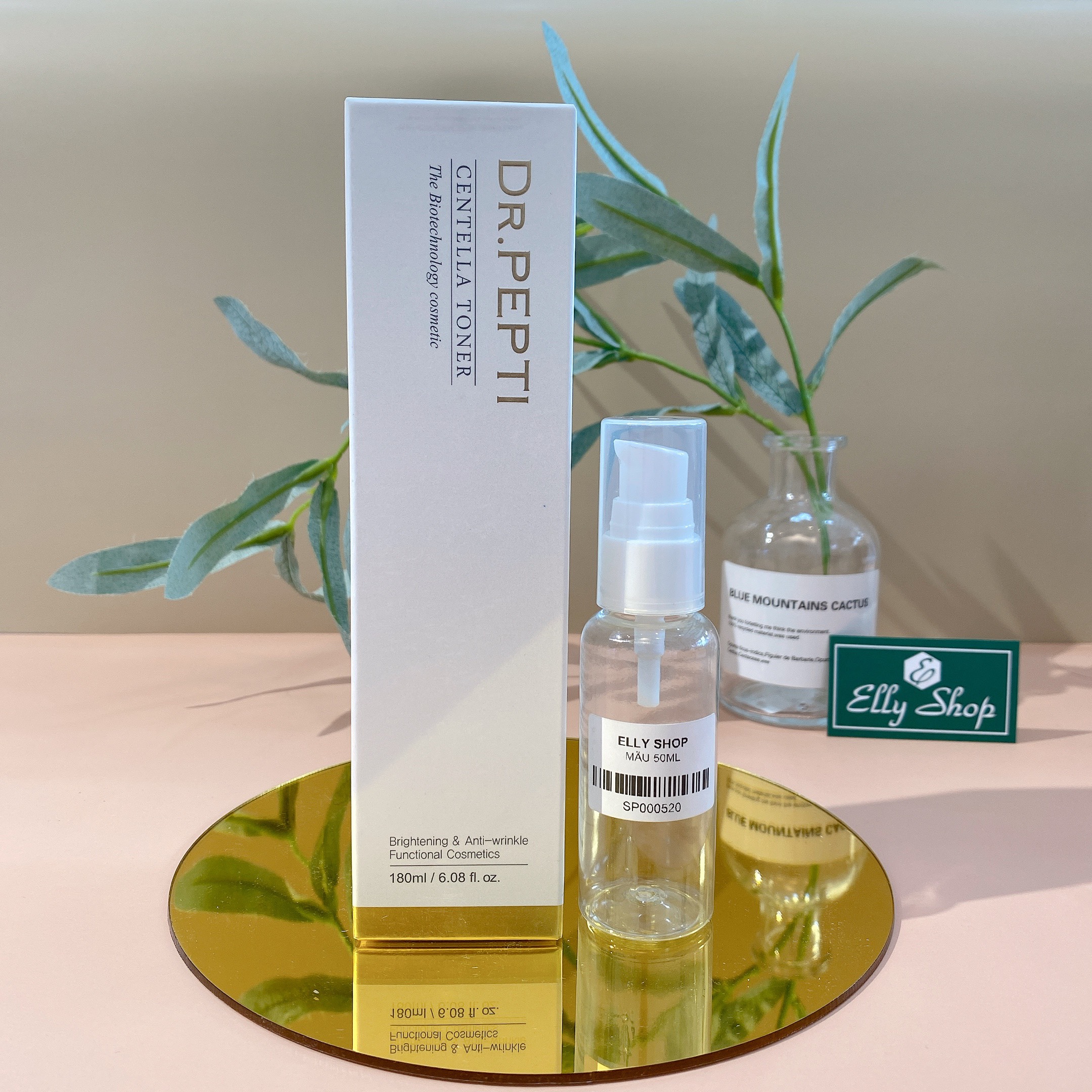 Nước hoa hồng Dr Pepti+ Centella Toner - 180ml