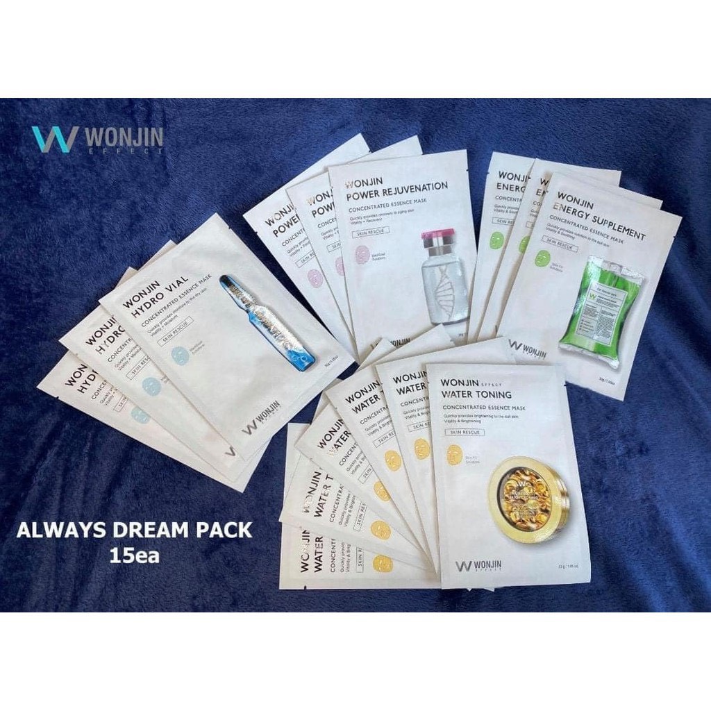 [HCM]Mặt nạ giấy Wonjin Allways Dream New Mask (hộp 15 miếng)