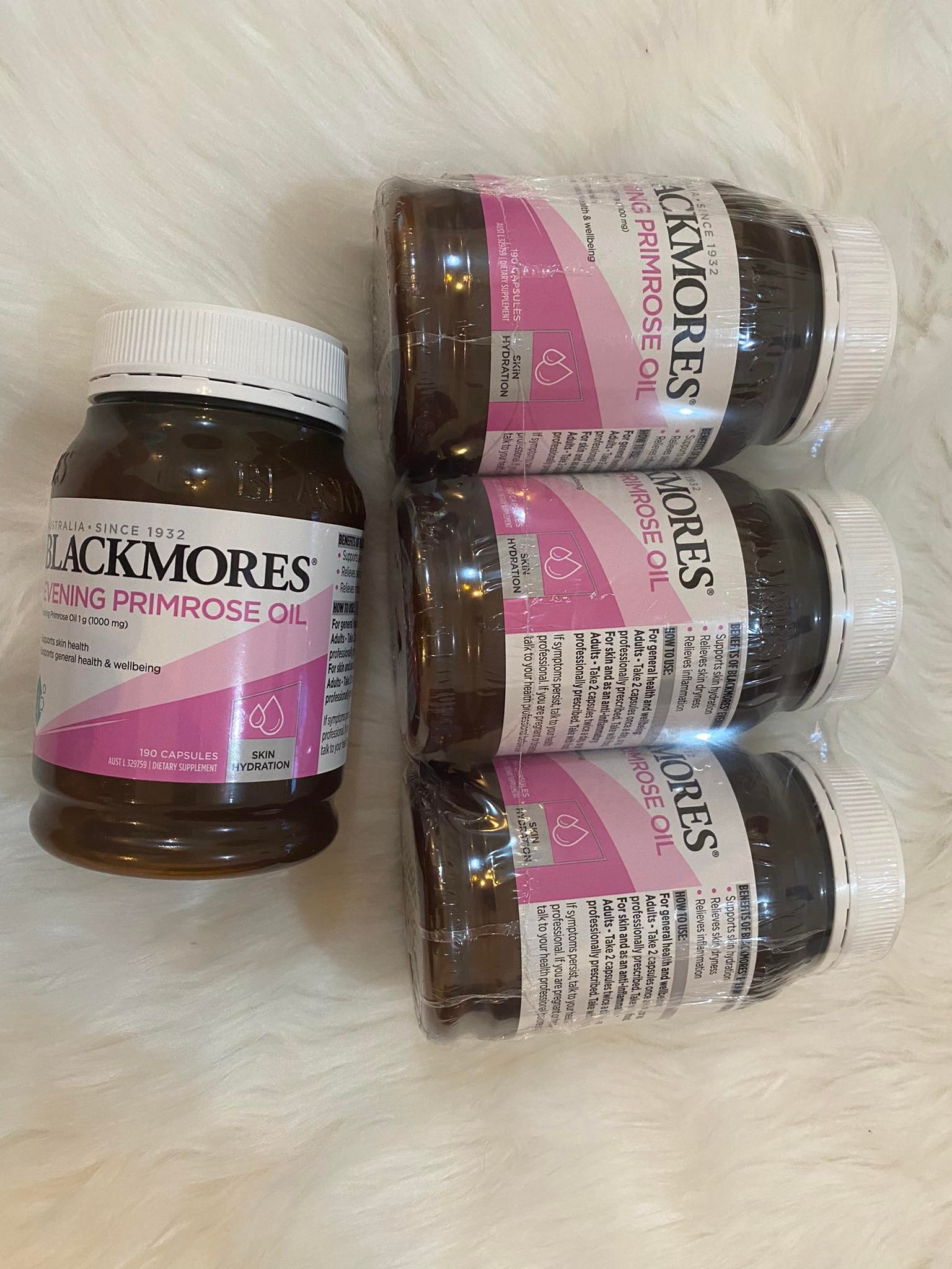 HÀNG MỸ Tinh Dầu Hoa Anh Thảo Blackmores Everning Primrose Oil Úc 190 Viên