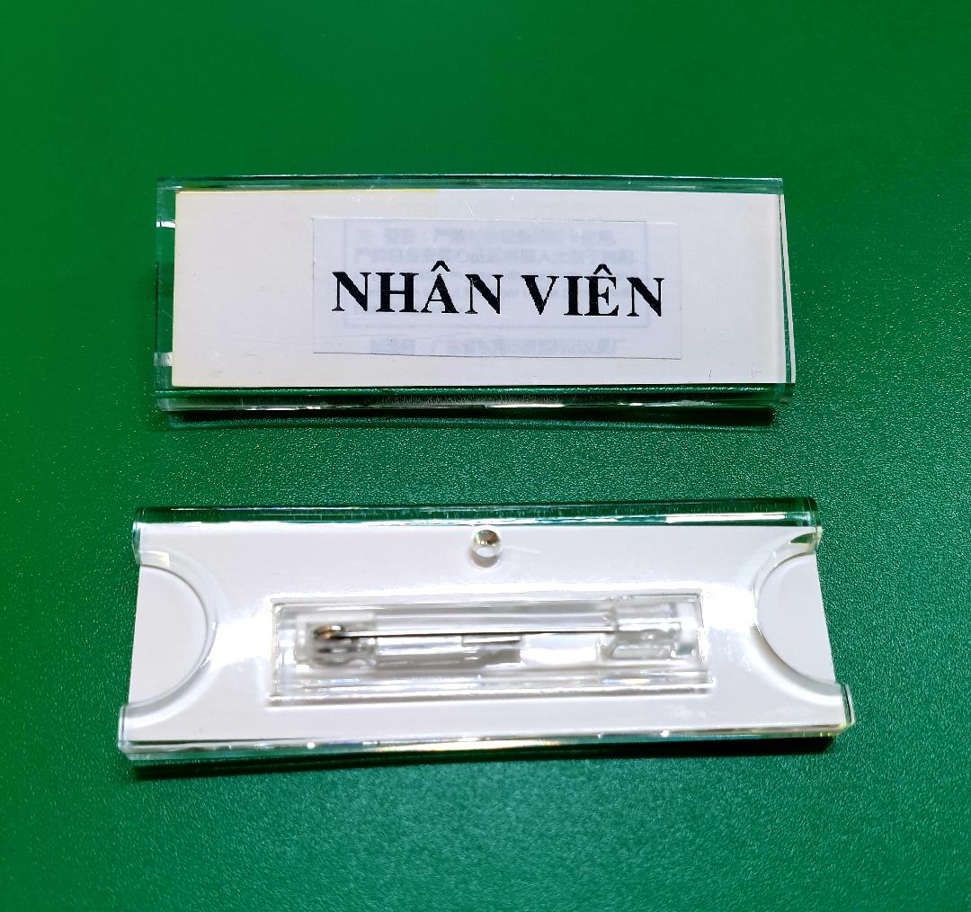 THẺ TÊN GHIM CÀI