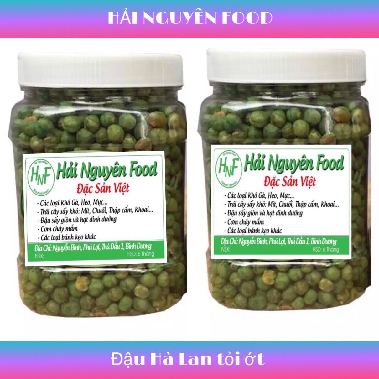1KG ĐẬU HÀ LAN SẤY TỎI ỚI