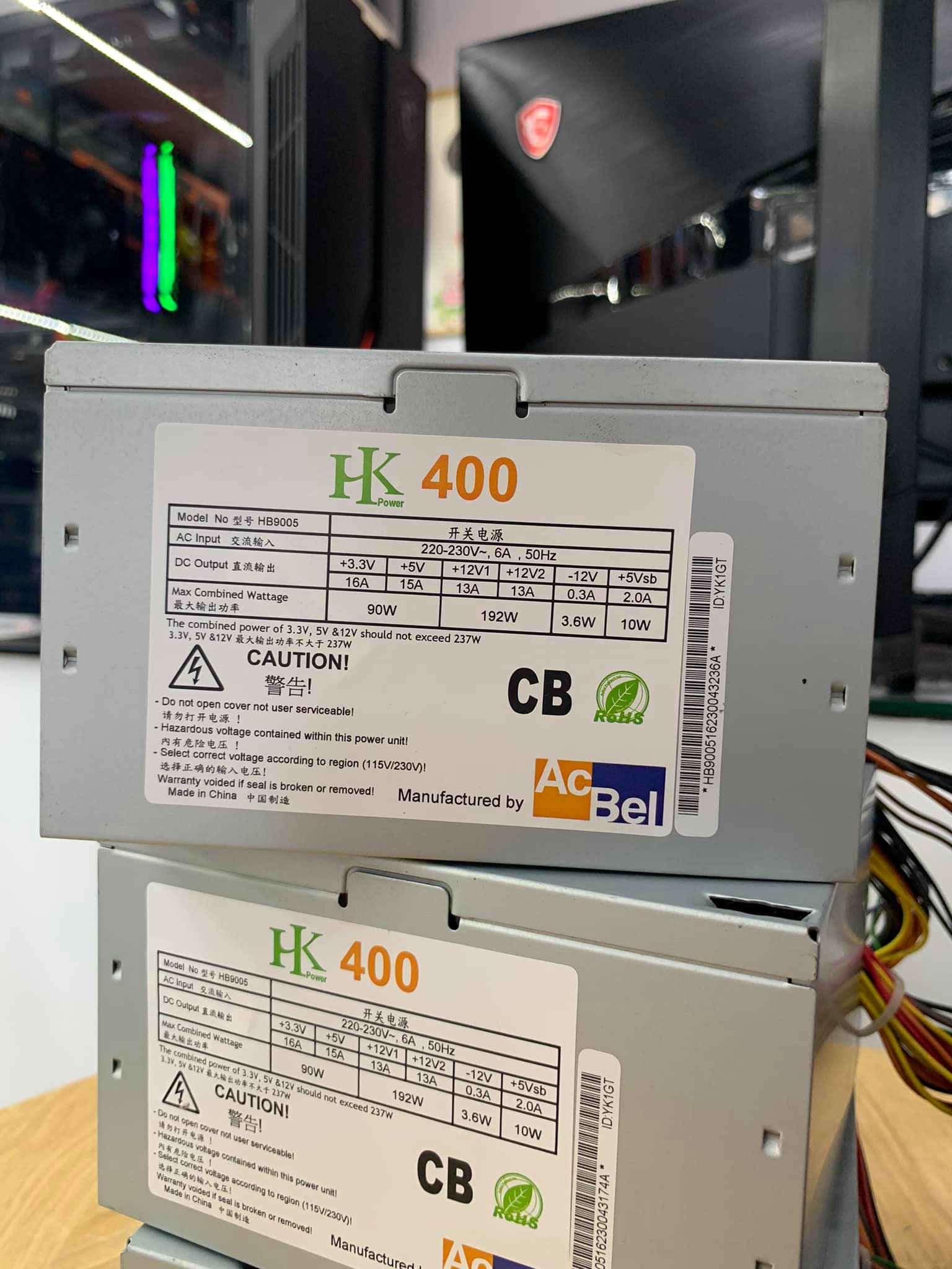 Nguồn Acbel HK400 Công Suất Thực 400W (Like New)