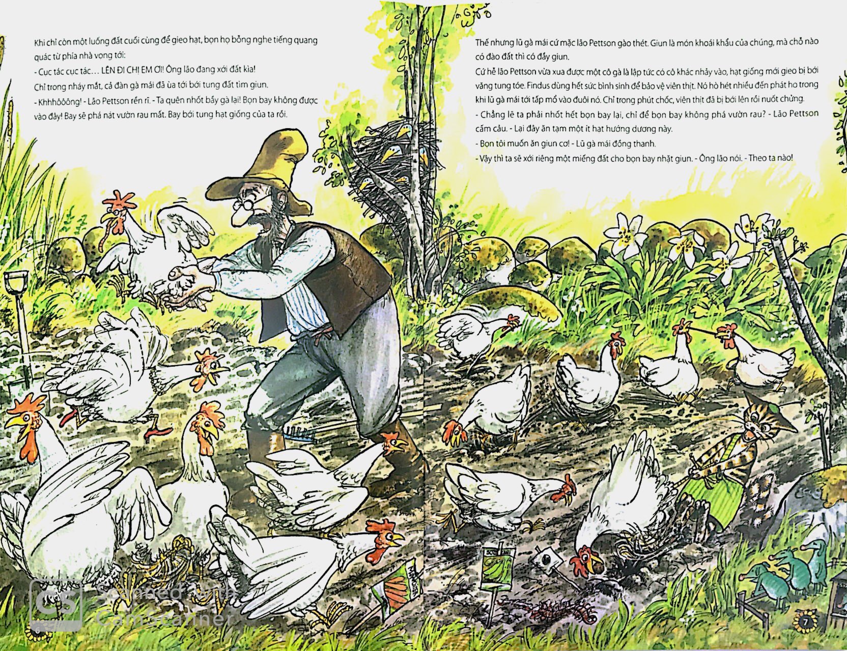 Fahasa - Pettson & Findus - Đại Náo Vườn Rau