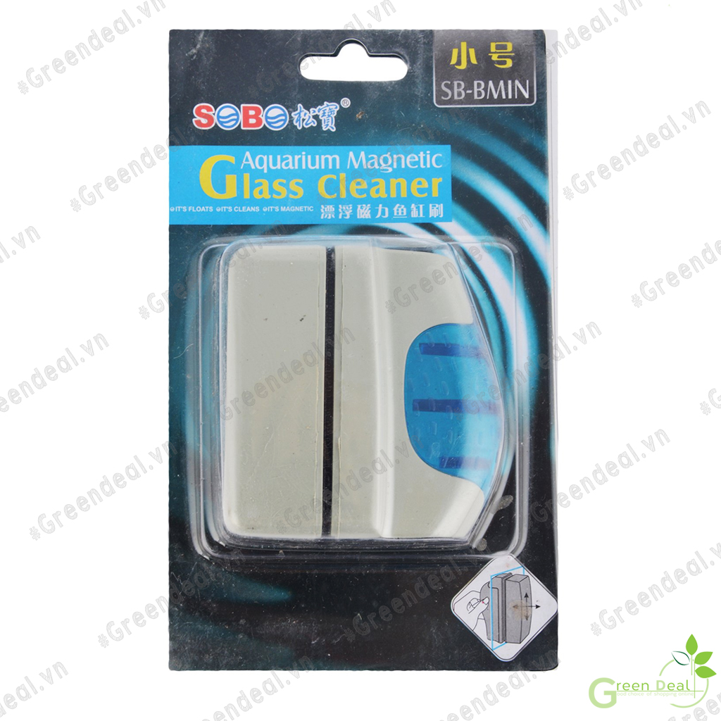 SOBO - Glass Cleaner | Nam châm chùi kính vệ sinh hồ cá thủy sinh, hồ cá biển