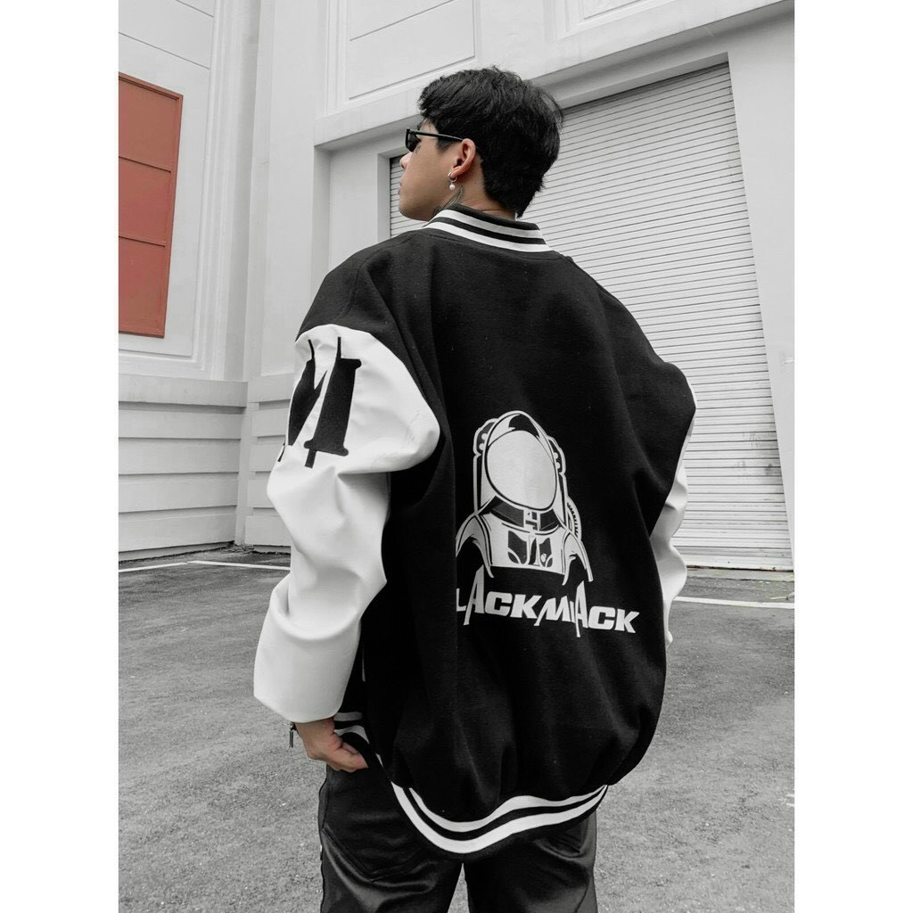 Áo khoác Black Miack chất dù 2 lớp chất lượng, áo khoác dù nam nữ bomber tay phối màu cực chất và cá tính.