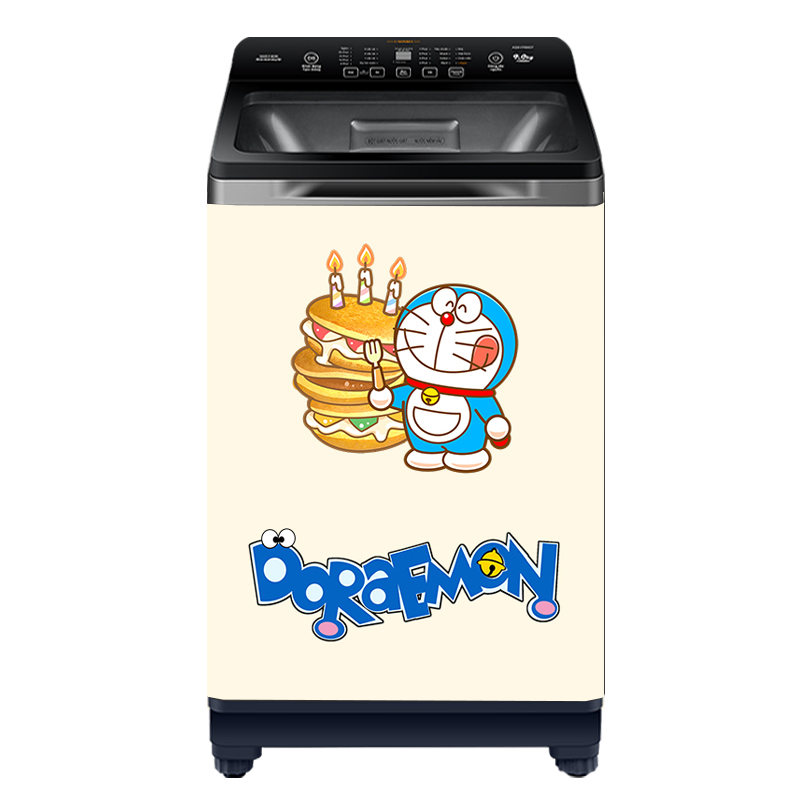 [HCM]Decal dán máy giặt mẫu Doraemon 2022