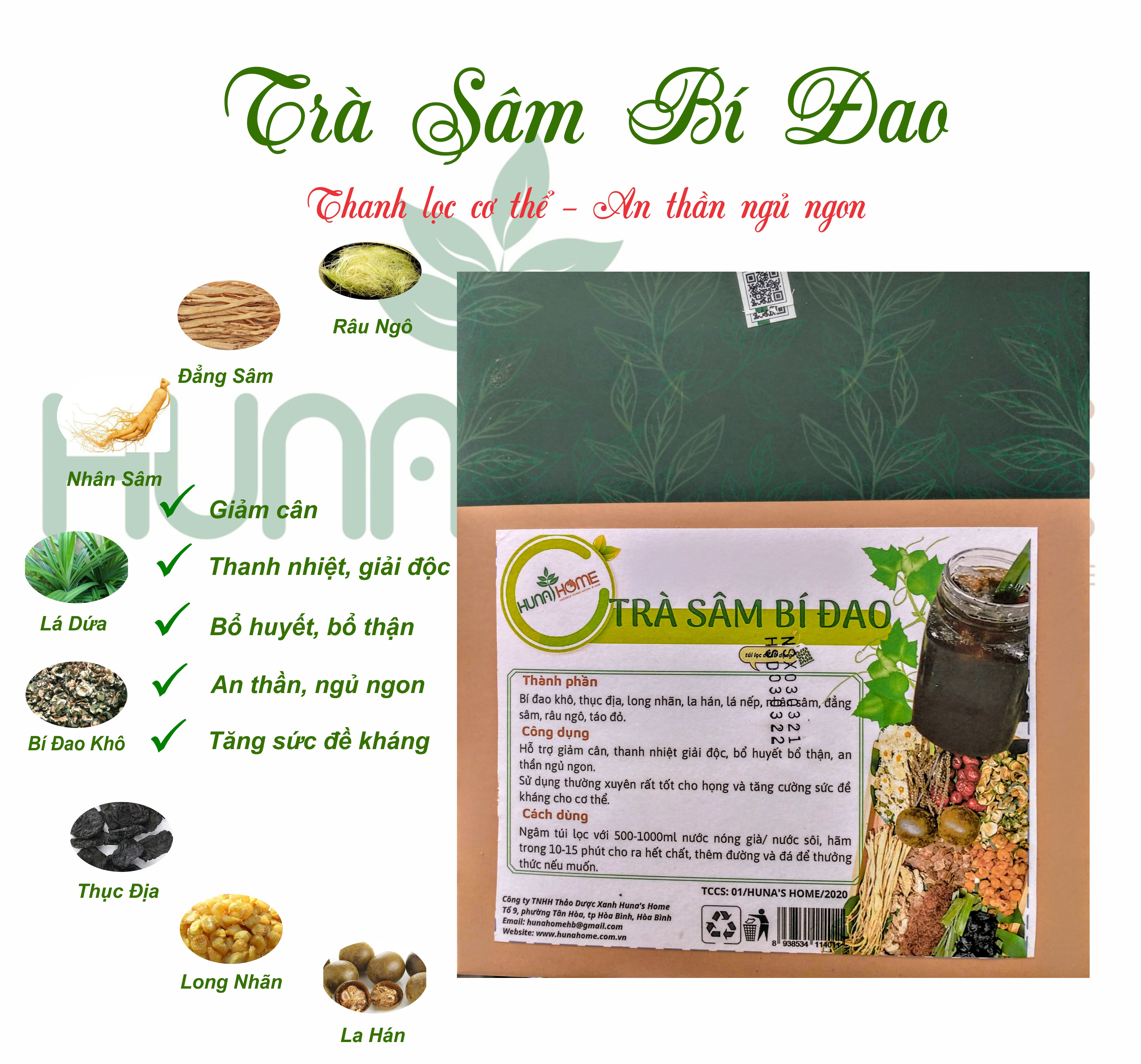 Trà sâm bí đao
