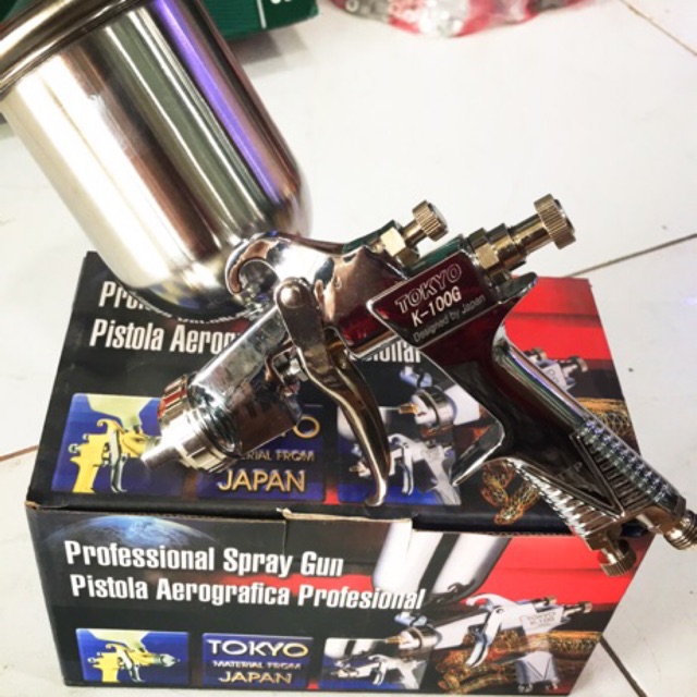 Súng phun sơn tokyo k-100g béc 1.3 400cc