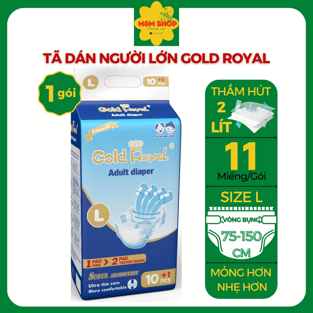 Tã dán người lớn Eco siêu thấm gói 10 miếng