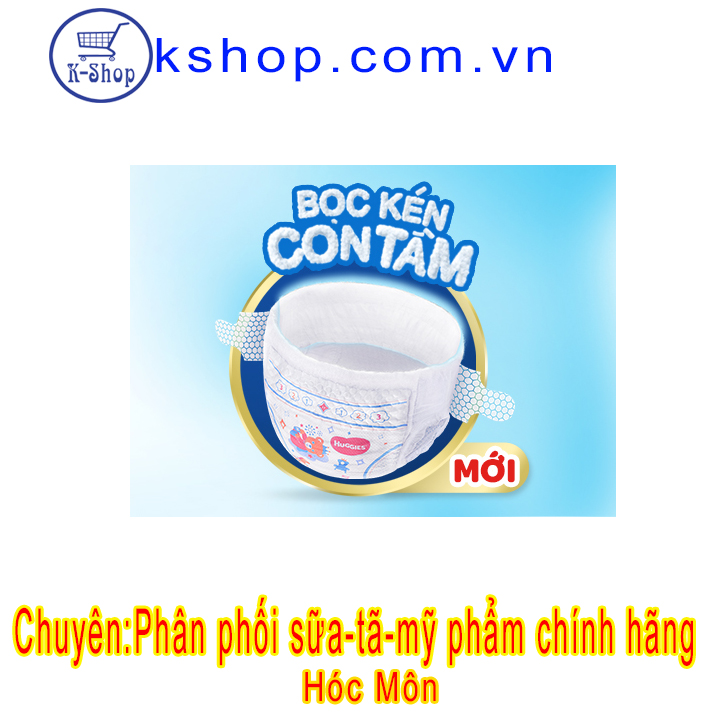 [HCM]Tã dán Huggies Dry L ( 8-13kg 42 miếng)-Mẫu Mới bọc kén con tằm