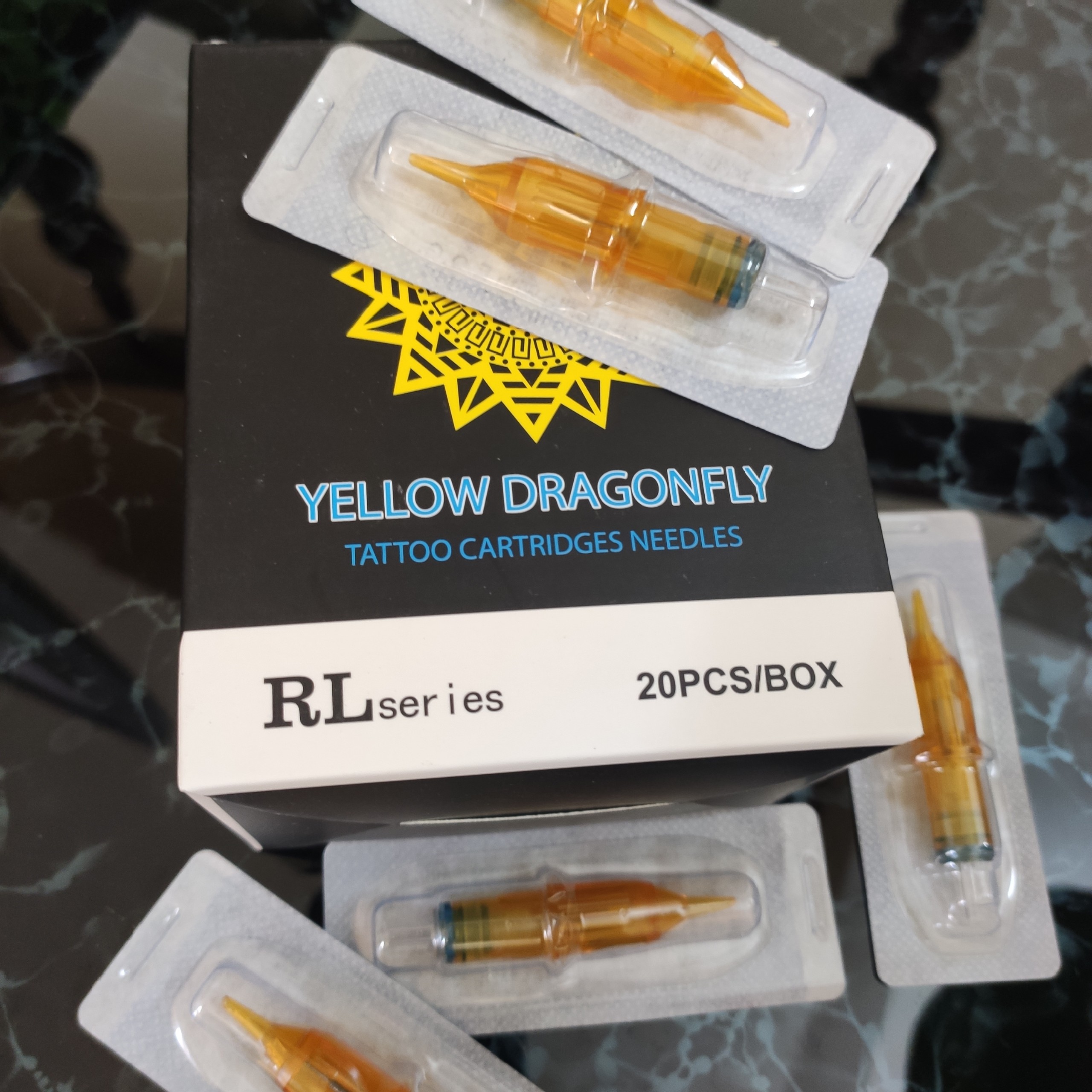 Vỉ 5 kim xăm máy pen , kim pen đi khung rl , 6 size kim lựa chọn hades tattoo