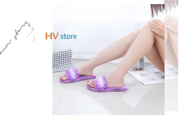 Dép chống trơn độc đáo hình bắp cải size từ 36-41