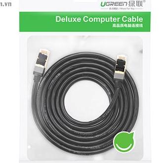 Dây cáp mạng cat7 đúc sẵn màu đen Ugreen 20m 11275