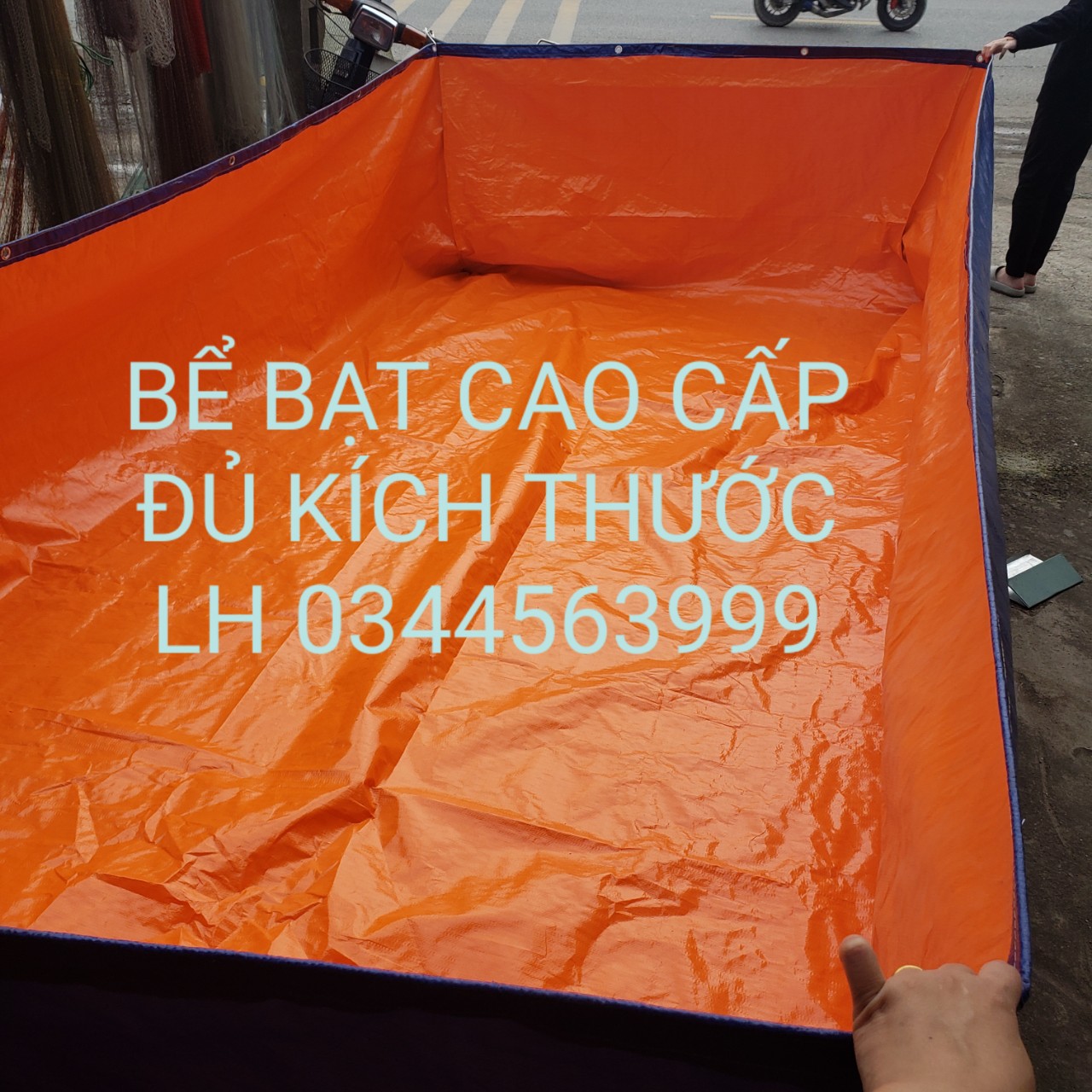 bể bạt nuôi cá cảnh , ốc , ếch , lươn