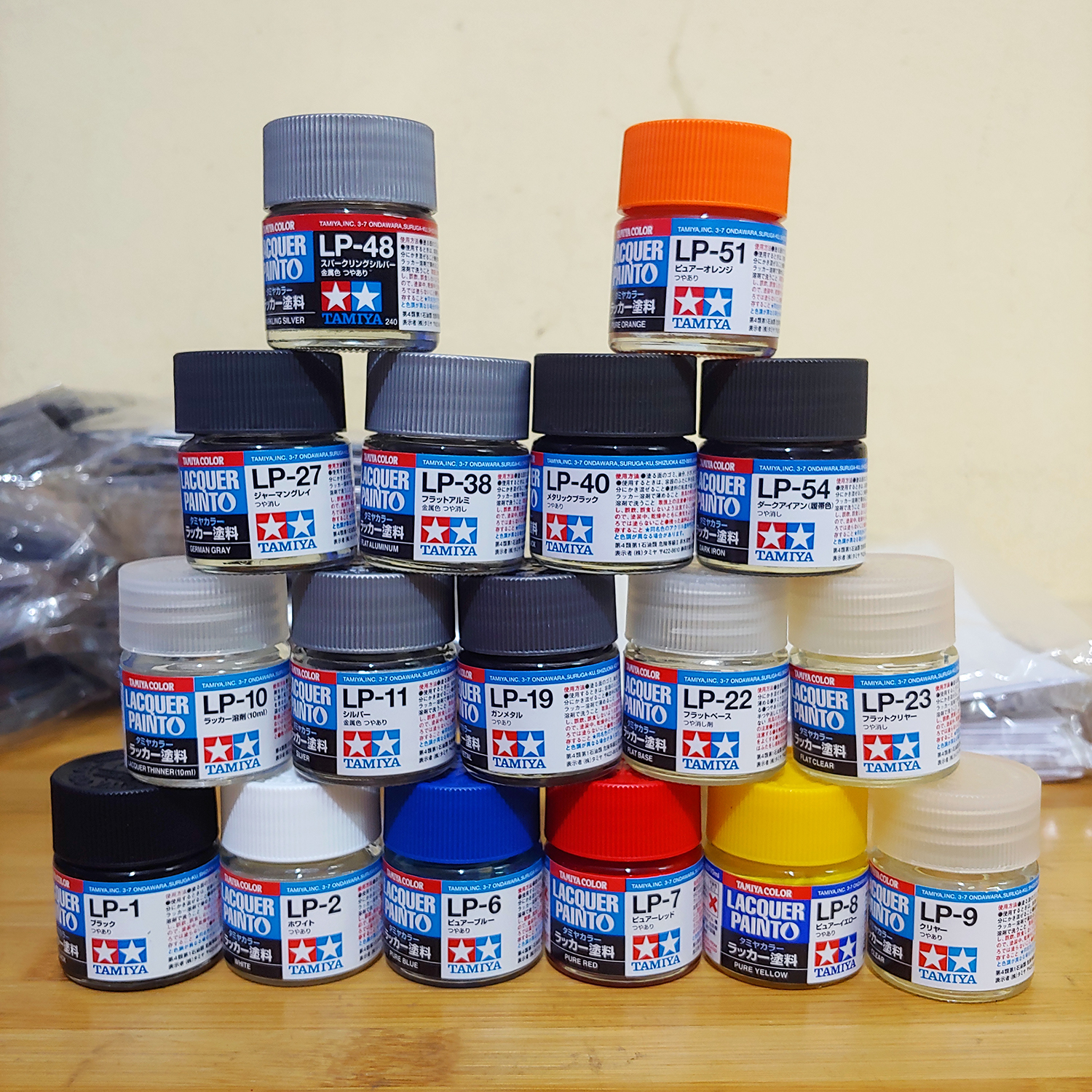 [7-11/12 VOUCHER 8%]Sơn mô hình Tamiya Lacquer Paint LP-21 ~ LP-40 [SMH]