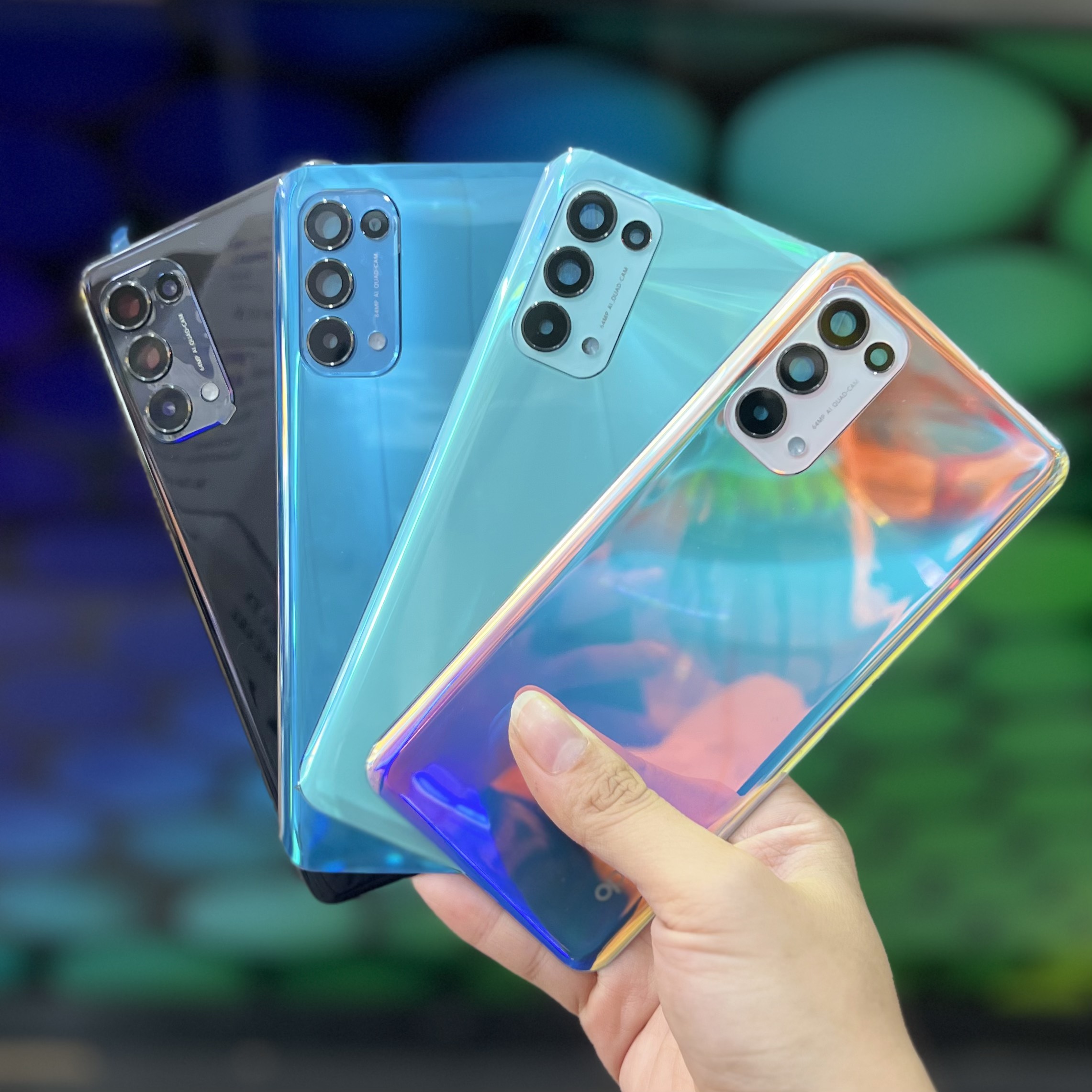 Nắp lưng Oppo Reno 5 zin ( kèm kính camera )
