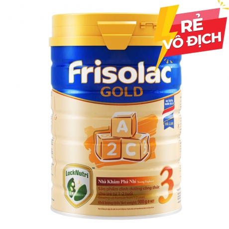 [Rẻ vô địch] Sữa Frisolac Gold số 3 900g (1 - 2 tuổi)