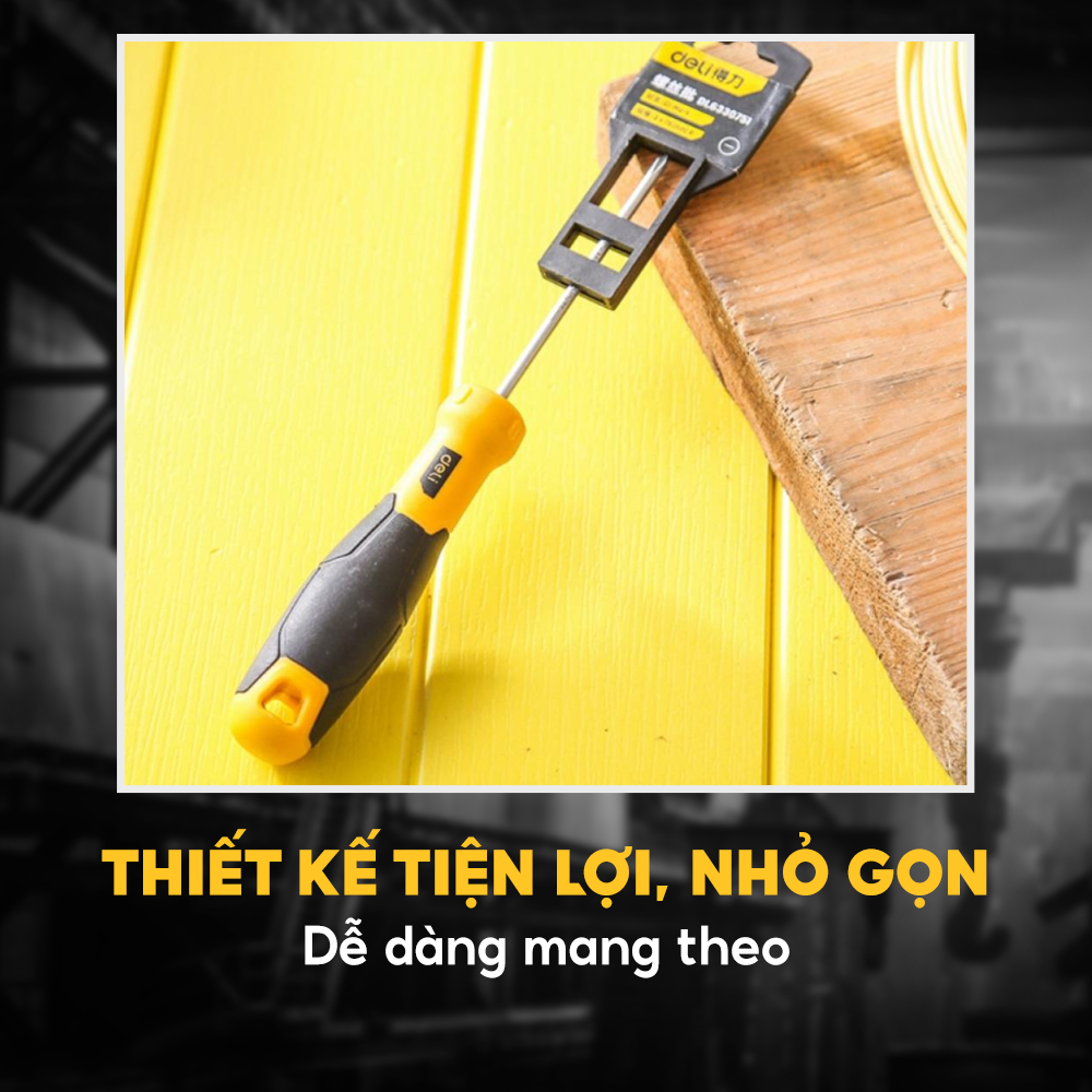 Tua vít DL6330751 hiệu Deli