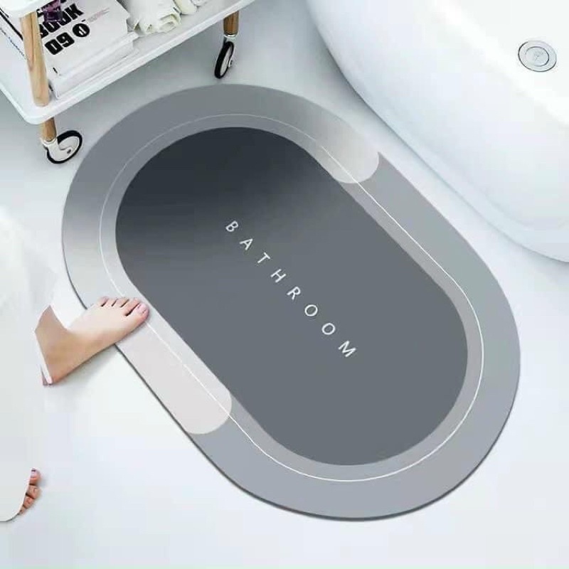 Thảm lau chân silicon siêu thấm nước, thảm chùi chân silicon