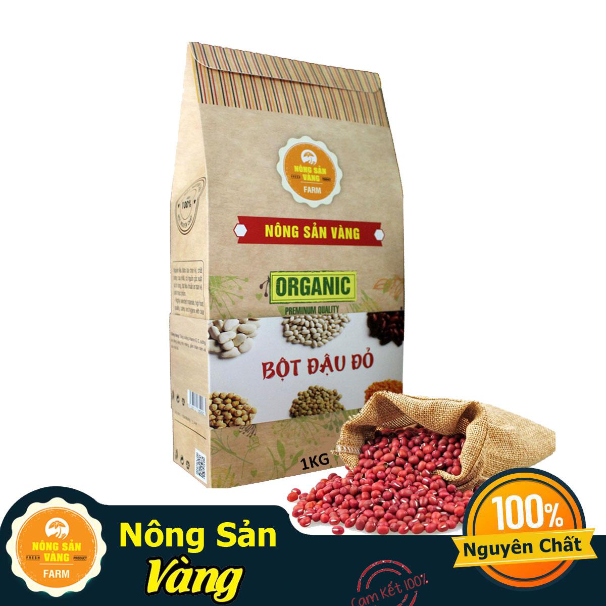 [HCM]Bột Đậu Đỏ Nguyên Chất 1Kg dưỡng da tẩy tế bào chết làm hồng da - Nông Sản Vàng
