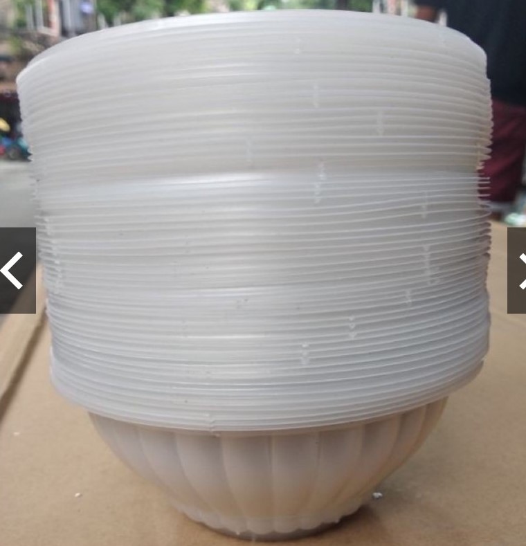 combo tô/chén nhựa dùng 1 lần