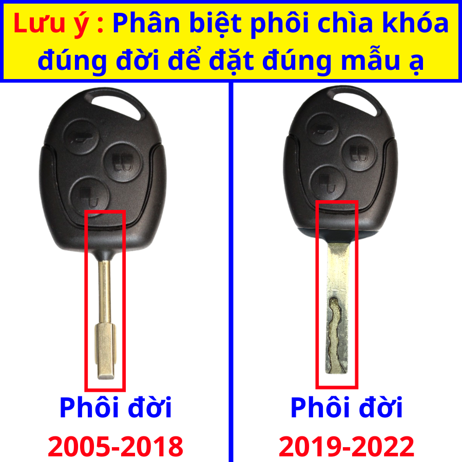 Chìa Khóa remote xe Ford Transit