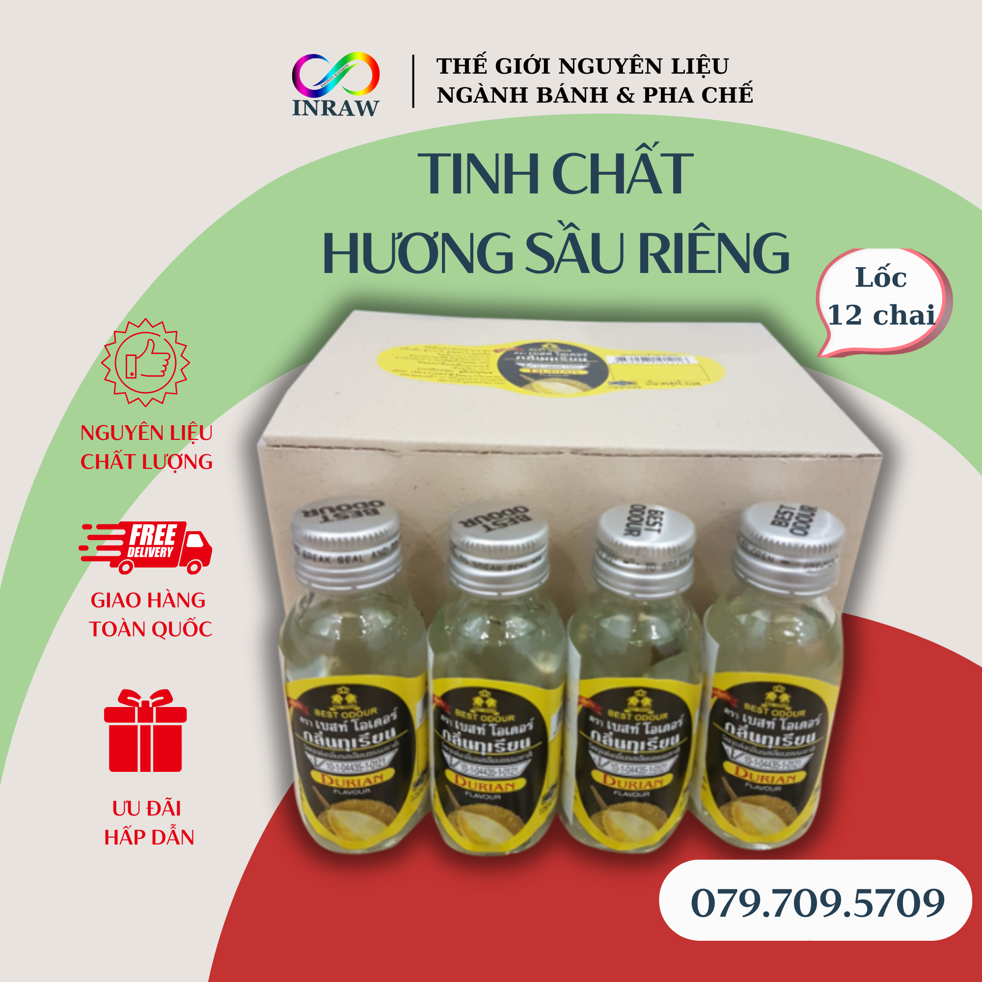 Hương Sầu Riêng Best Odour Thái Lan 30ml