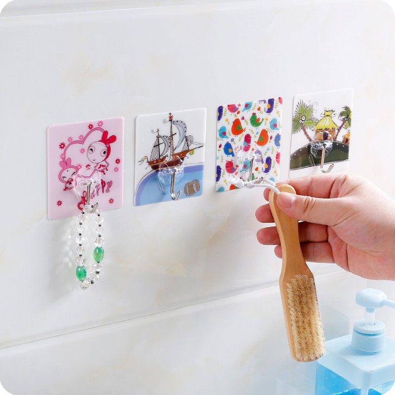 Combo 10 móc dán tường siêu dính 3D chắc chắn.