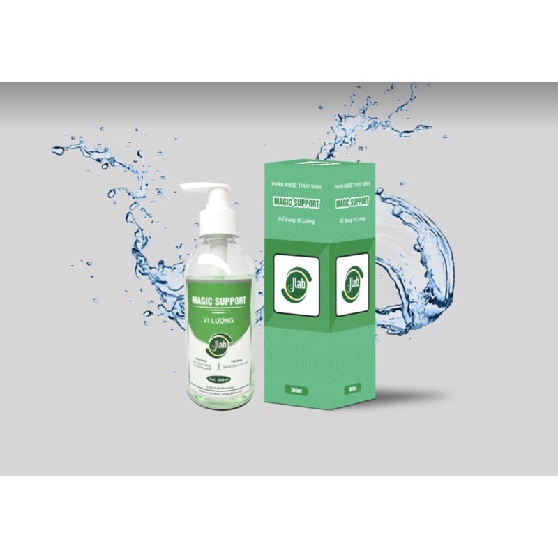Jlab Magic Support - Phân Nước Bổ Sung Vi Lượng Cho Hồ Cá, Thuỷ Sinh