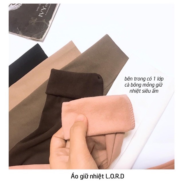 ÁO GIỮ NHIỆT LÓT NỈ CỔ 3P