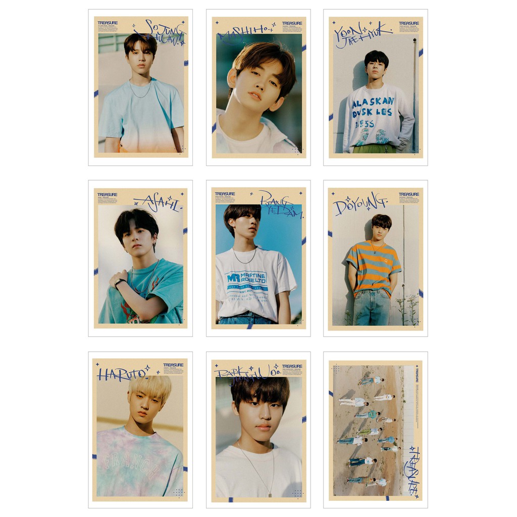 [HCM][Ép Lụa] Lomo Card 36 Ảnh TREASURE - EDITORIAL vol.5+6
