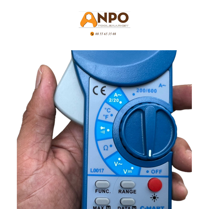 Ampe kìm đo AC kỹ thuật số L0017 C-MART