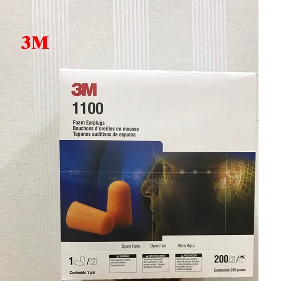 [HCM]Nút Bịt Tai Chống Ồn 3M 1100 [Chính Hãng]