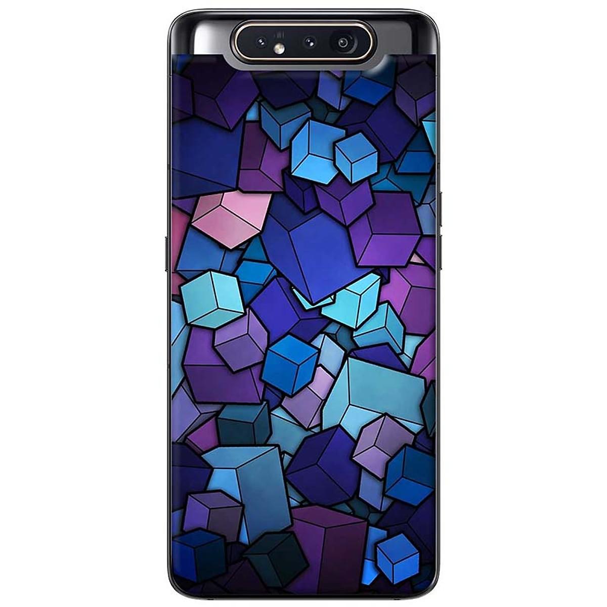 Ốp lưng dành cho Samsung Galaxy A80 mẫu Viên đá xanh