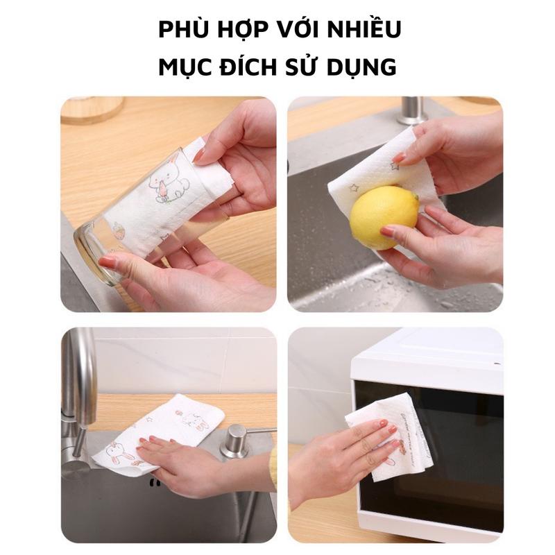Cuộn Giấy Vải Lau Đa Năng Tiện Dụng (25cm) Tmark