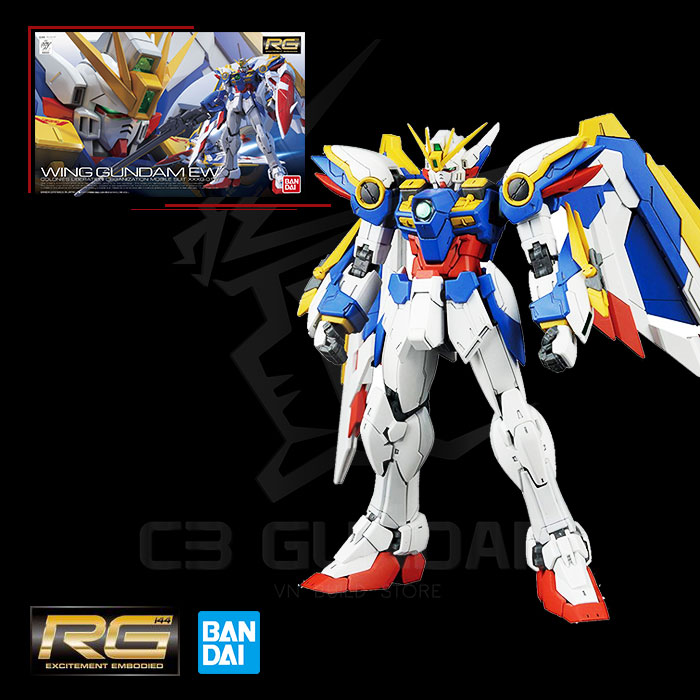 [HCM]"MÔ HÌNH LẮP RÁP GUNDAM RG 20 1/144 WING GUNDAM EW"