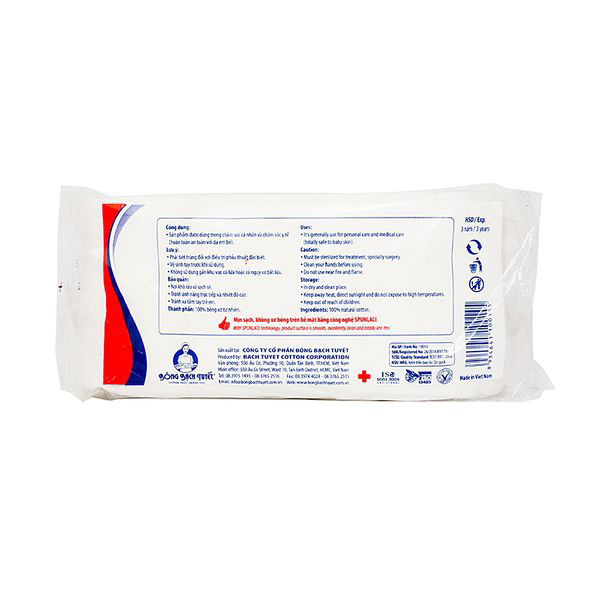 Bông Gòn Y Tế Bạch Tuyết - gói 45g
