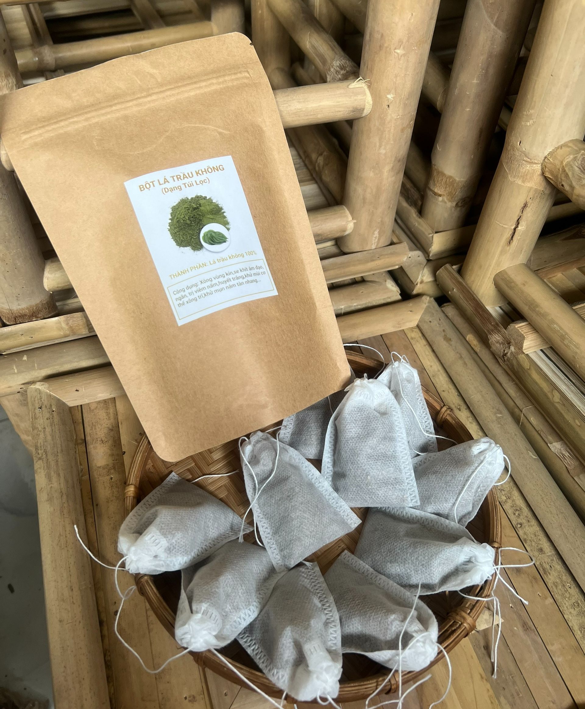 BỘT LÁ TRẦU KHÔNG(DẠNG TÚI LỌC)