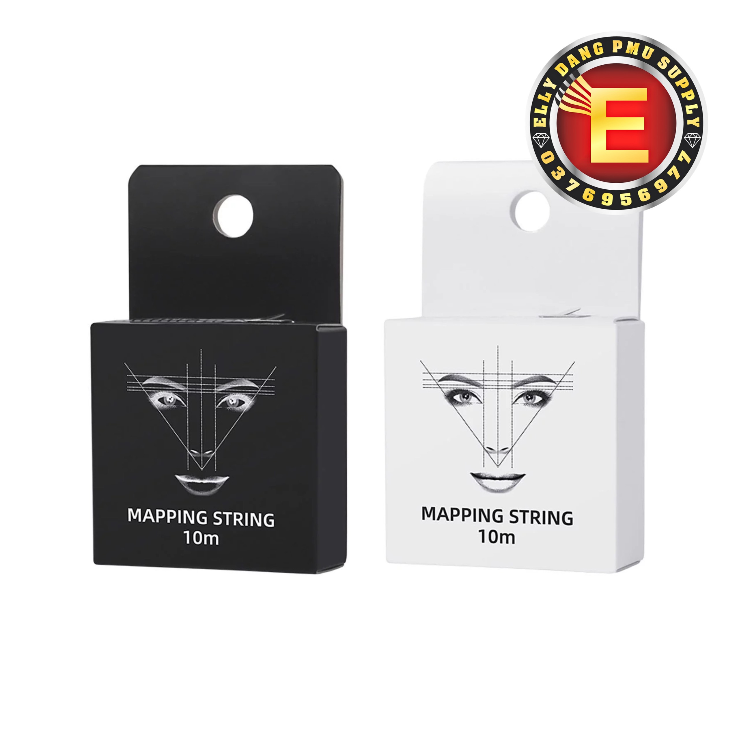 Chỉ than hoạt tính sử dụng đo chân mày môi trong phun xăm thẩm mỹ - dcpx elly đặng