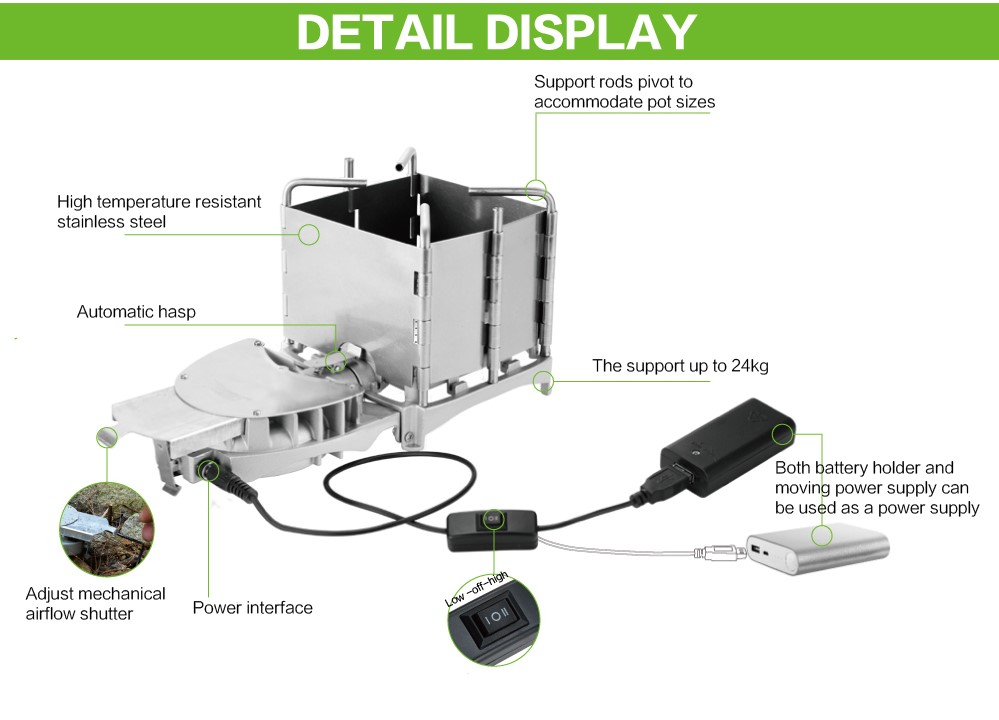 BRS-116- Bếp củi sinh tồn