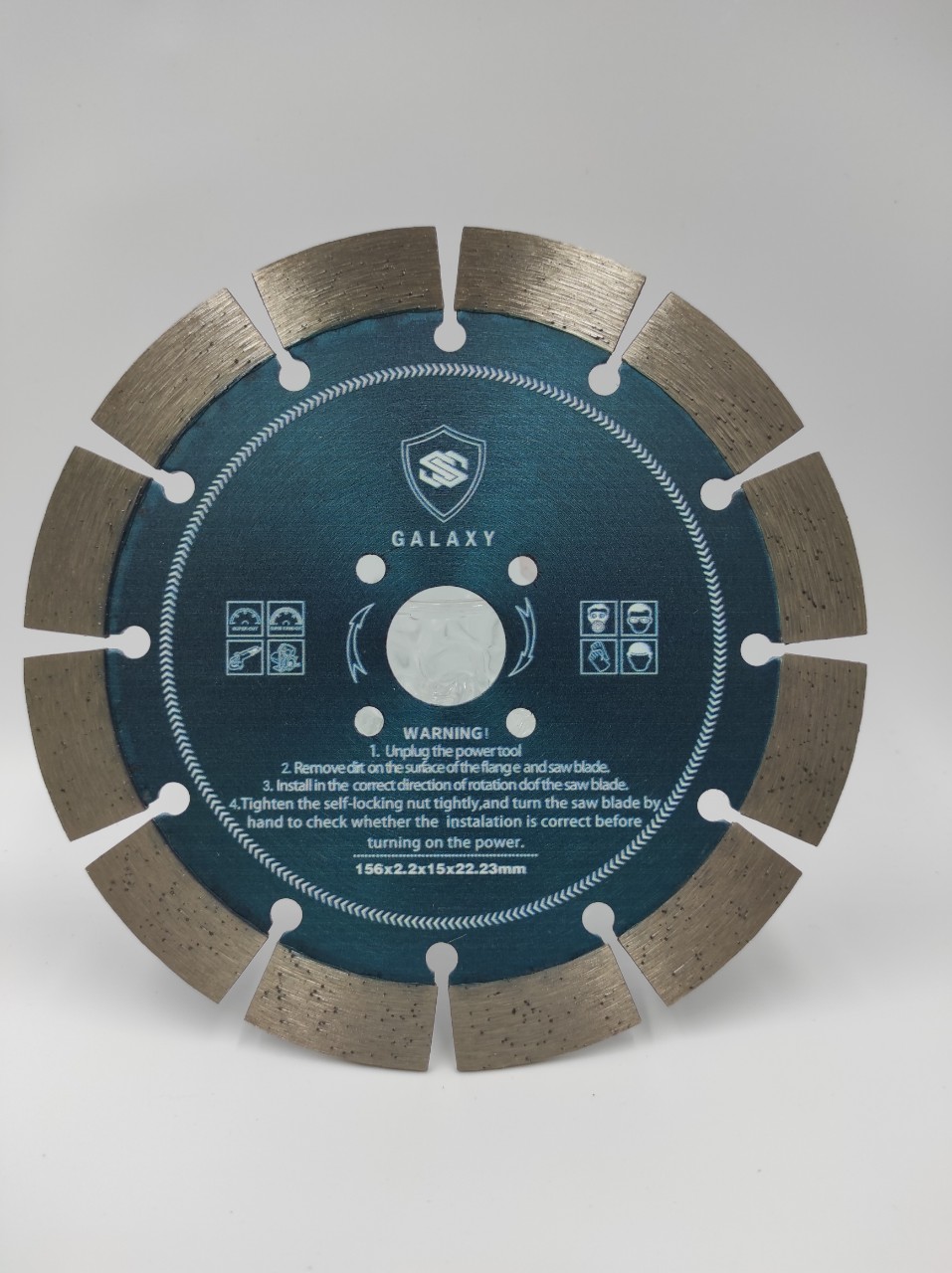 combo 10c Lưỡi Cắt Đá, Lưỡi Cắt Gạch, Cắt Bê Tông Galaxy 156 Hàng Công Xưởng